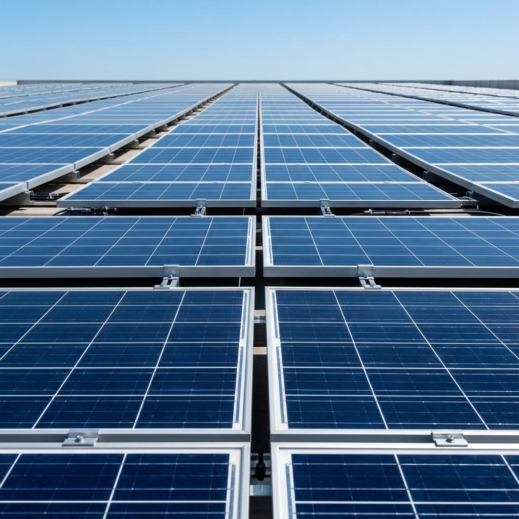 Solarmodule Nahaufnahme